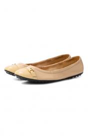 Кожаные балетки Tod's