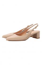 Кожаные туфли Piper Sling 45 Gianvito Rossi