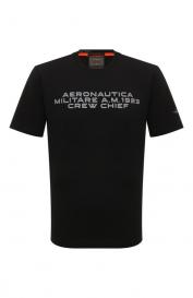 Хлопковая футболка Aeronautica Militare