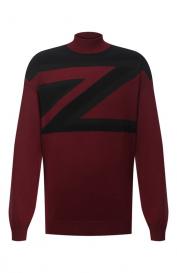 Водолазка из шерсти и шелка Zilli Sport