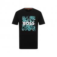 Хлопковая футболка BOSS