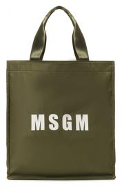 Текстильная сумка-шопер MSGM