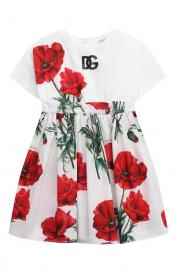 Хлопковое платье Dolce&Gabbana