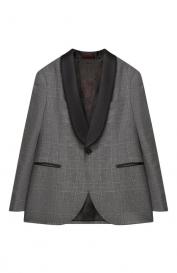 Пиджак из шерсти и льна Brunello Cucinelli