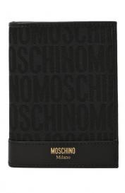 Текстильная обложка для паспорта Moschino