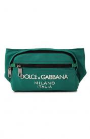 Текстильная поясная сумка Dolce&Gabbana