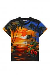 Хлопковая футболка Dolce&Gabbana
