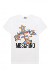 Хлопковая футболка Moschino