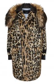 Шуба из экомеха DSquared2