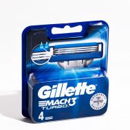 Сменные кассеты для станка  Mach3 turbo 4шт. GILLETTE