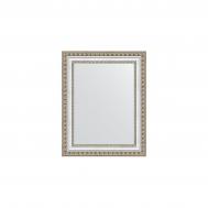 Зеркало в багетной раме  золотые бусы на серебре 60 мм 41х51 см Evoform