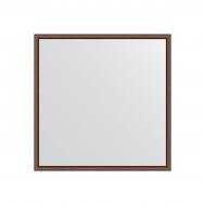 Зеркало в багетной раме  орех 22 мм 68х68 см Evoform