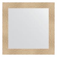 Зеркало в багетной раме  золотые дюны 90 мм 80х80 см Evoform