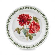 Тарелка обеденная  Ботанический сад ароматное облако, красная роза 25 см Portmeirion