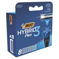 Сменные кассеты для бритья  Flex Hybrid 3 8 шт BIC
