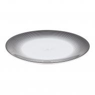 Блюдце кофейное  louna. Linea brun. Porcelaine du Reussy