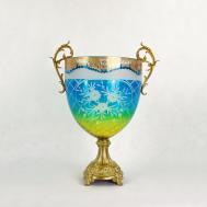 Ваза стеклянная с рисунком  42х30х54см C.f.c.m.factory