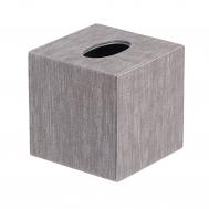 Коробка для салфеток квадратная  Грейс серый 14x14x14,5 Togas