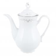 Кофейник 1200 мл; декор Серый орнамент, отводка платина 1794 THUN