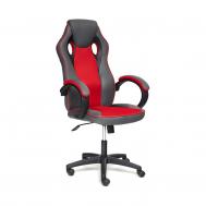 Кресло компьютерное  металлик/красный 135х50х64 см TC