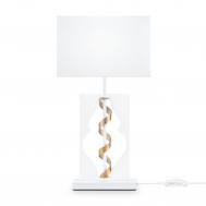 Настольная лампа  ARM010-11-W Белый с Золотом 1хE14х40W Maytoni