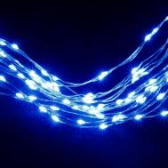 Электрогирлянда  серебристый 720 LED холодный синий со стартовым шнуром Best Technology