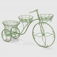 Подставка для цветов  велосипед оливковый 95x53x27 см Anxi jiacheng
