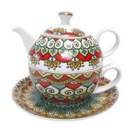 Чайник с чашкой  Bombaj 1 персона Porcelana Bogucice