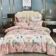 Комплект постельного белья  Elegance Great Wall Pink Полуторный Wonne Traum