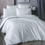 Комплект постельного белья  Сатин серый Полуторный (239024) La Besse