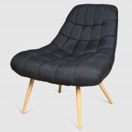 Кресло  76x87x85,5 см чёрное Hebei Lejiang