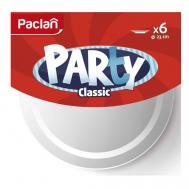 Набор одноразовых тарелок  Party Classic 23 см 6 шт PACLAN