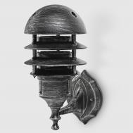 Светильник настенный  8061 садовый, черное серебро Amber Lamp