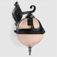 Светильник настенный  8261B садовый, черное серебро Amber Lamp