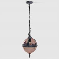 Уличный подвесной светильник  серебряный с чёрным (8265В) Amber Lamp