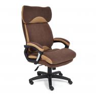 Кресло ТС 70х48х129 см флок/ткань коричневый/бронза TC