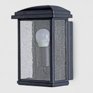 Садовый настенный светильник  серебряный с чёрным (DH-5671S/02/) WENTAI