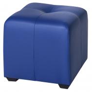 Пуф  Николь синяя экокожа 40х40х40 см Dreambag