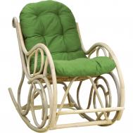 Кресло-качалка  White Wash с подушками Rattan grand