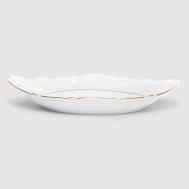 Блюдо овальное  Rococo 3604 c ручками 25 см Cmielow
