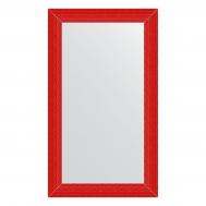 Зеркало в багетной раме  красная волна 89 мм 70x120 см Evoform