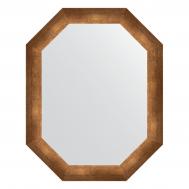 Зеркало в багетной раме  состаренная бронза 66 мм 57x72 см Evoform