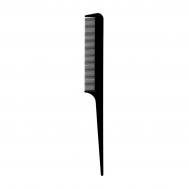 Гребень для волос  пластиковый 024, черный, 220х25 мм Lei