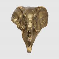 Вешалка настенная  Голова слона H-20 см Тпк полиформ