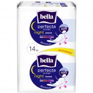 Прокладки  night с покрытием extra soft, супертонкие, 14 шт BELLA