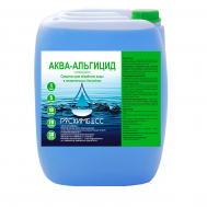 Средство для очистки воды водоемов  Аква-альгицид в канистре 10л / 10 кг Русхимбасс