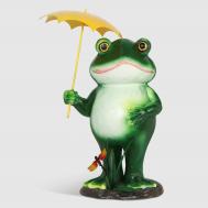 Фигура садовая  Лягушка с зонтом 31х25х57,5 см Integrity