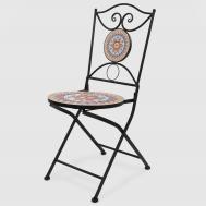 Декоративный стул  с мозаикой Мексика 38х38х90 см Heng yu