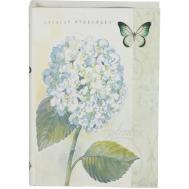 Шкатулка  в виде книги голубой цветок 21,5х7х30 см ГЛАСАР