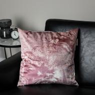 Подушка декоративная  45х45 мрамор розововый Sofi De Marko
